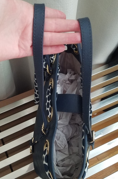 Mk Jet Set Scarf Tote (Blue) - Picture 6 of 11